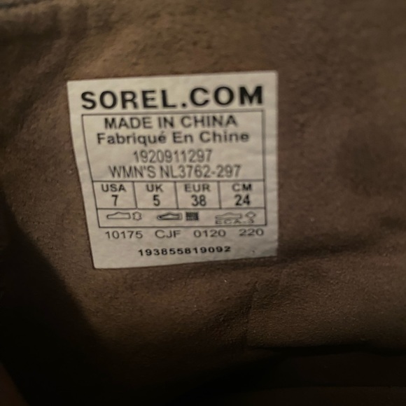 Sorel Joan Of Arctic Wedge I Buckle Tan Suede - Picture 3 of 7